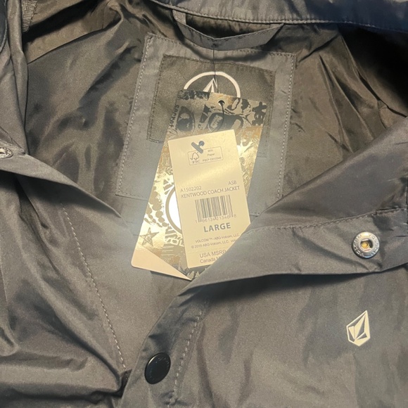 Volcom  Kentwood Coaches Jacket - Picture 2 of 8
